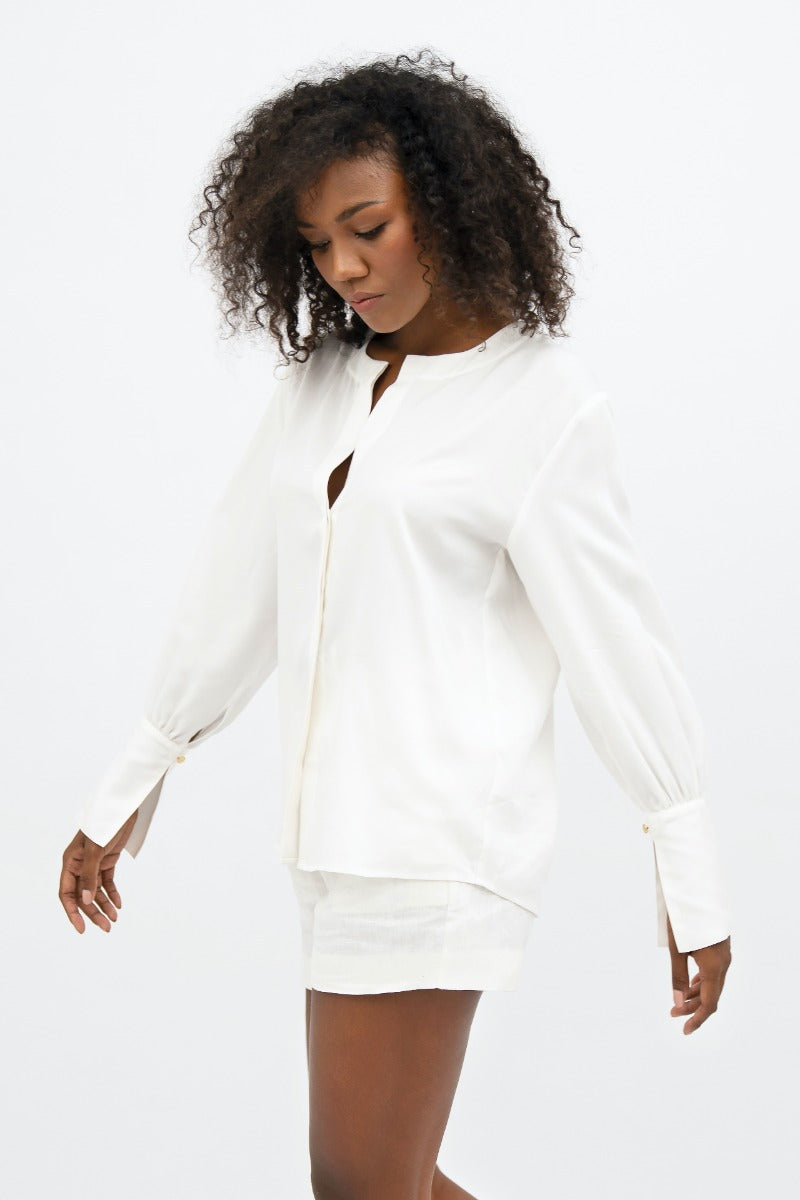 Cap Ferret XAC - Long Sleeves Shirt - Porcelain