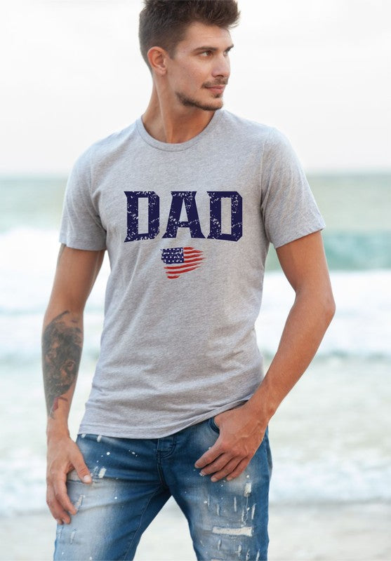 USA DAD Graphic Mens Tee