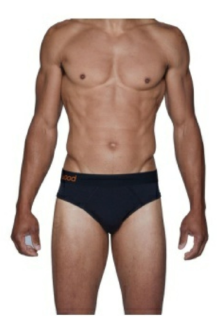 Wood Hip Brief in Black