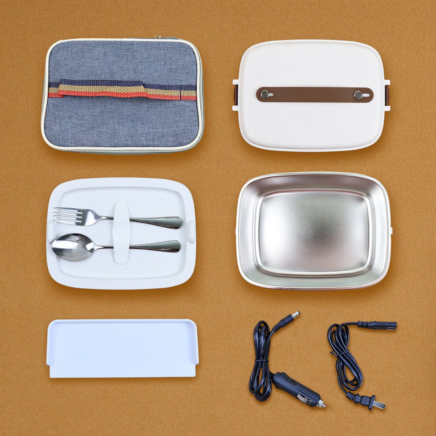 Electric Lunchbox Food Heater For Car And Home