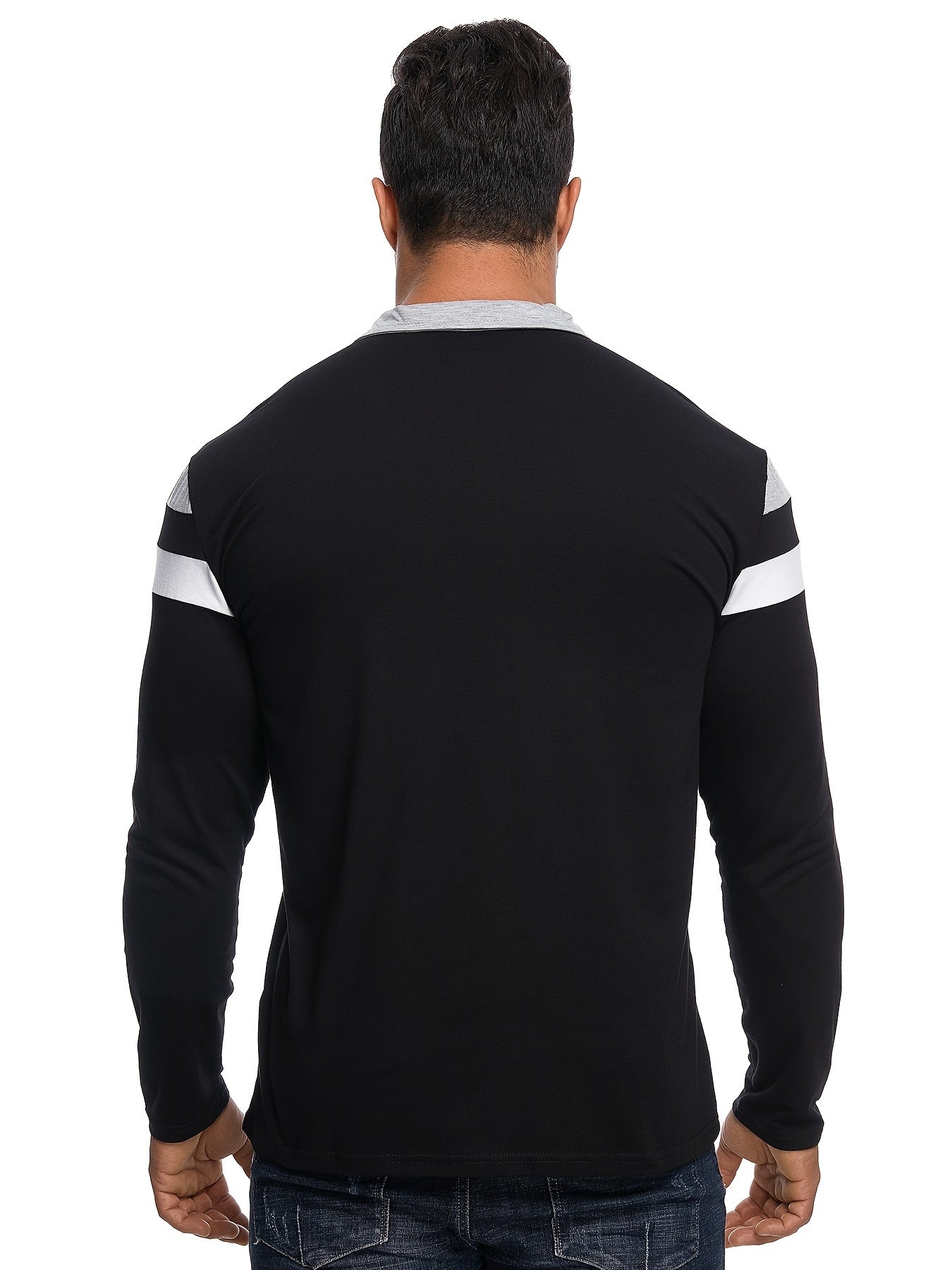 Men's Colorblock Casual Sweatshirt