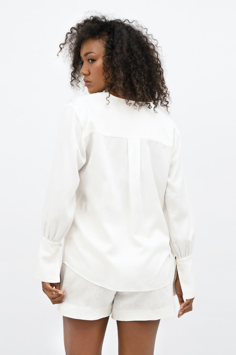 Cap Ferret XAC - Long Sleeves Shirt - Porcelain